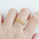 2-Piece Set of Thin Ring