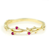 Gold-Plated Rose Ring