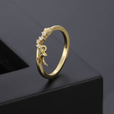 Fishtail Gold-Plated Ring