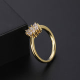 Flower Zircon Ring