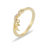 Fishtail Gold-Plated Ring