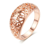 Flower Hollow Rose Ring