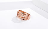 Multi-Layer Zircon Ring