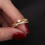 Multilayer Open Ring