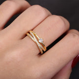 Multilayer Open Ring