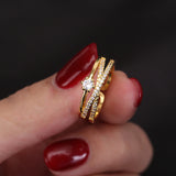 Multilayer Open Ring