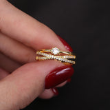 Multilayer Open Ring