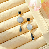 Retro Palace-Style Drop Earrings