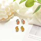 Contrast Stitching Earrings