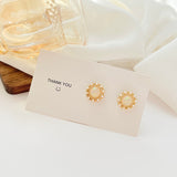 Retro Sun Pattern Earrings