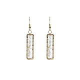 Vintage Long Transparent Acrylic Earrings