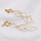 Geometric Kite-Shape Long Earrings