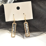 Vintage Long Transparent Acrylic Earrings