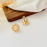 Retro Sun Pattern Earrings