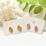 Contrast Stitching Earrings