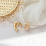 Vintage C-Shaped Earrings