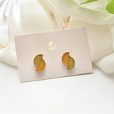 Contrast Stitching Earrings