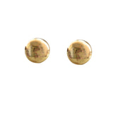 Classic Golden Half Ball Earrings