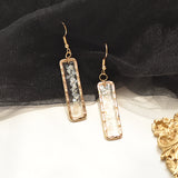 Vintage Long Transparent Acrylic Earrings