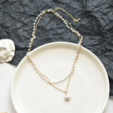 Double-Layer Pearl Choker