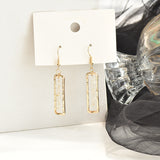 Vintage Long Transparent Acrylic Earrings