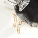 Vintage Long Transparent Acrylic Earrings