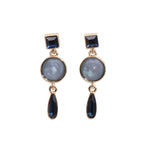 Retro Palace-Style Drop Earrings